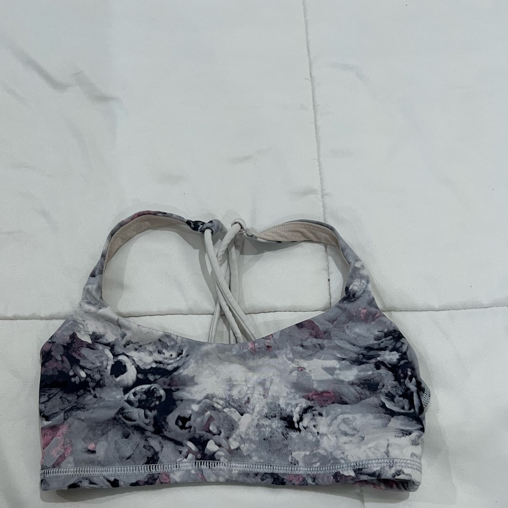 Lululemon floral sports bra